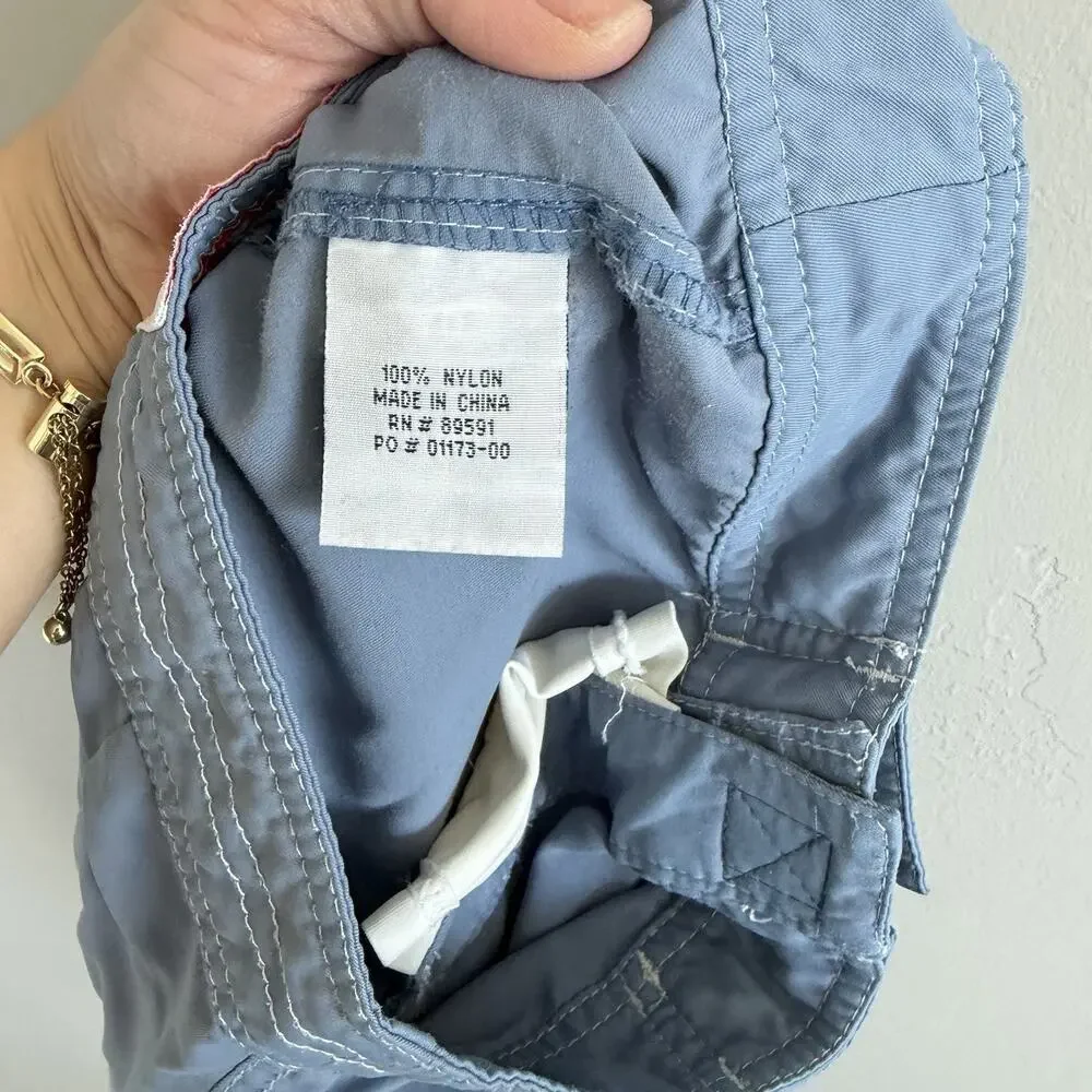 Toes On The Nose Boys Boardshorts Size S Pale Blue Swim Trunks 8” Inseam Kids